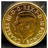 2025 1/10th ounce Brit promo gold coin
