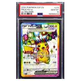 Graded GM Pokemon 2024 Pikachu Ex card