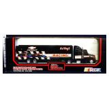 Die cast 1/64 AJ Foyt Racing semi truck in box