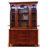 Vintage Bassett French china cabinet