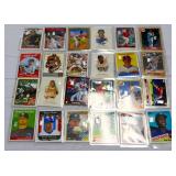 Lot of 24 1 grain silver bars on sports cards