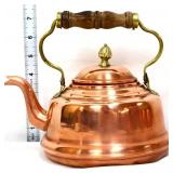 Vintage copper tea kettle