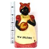 Vntg Americana 5in NOLA figural string holder