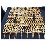 Lot of vntg cast iron decorator pieces