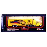 Die cast 1/64 Ernie Irvan Racing semi truck in box