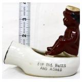 Vntg americana For Butts ashtray with sitting boy