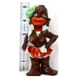 Vntg americana lady 5in figure