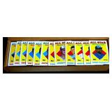 1988 Topps baseball card box with contents