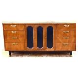 MCM Broyhill 8 drawer 2 door dresser