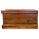 Vintage wood tool chest