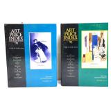 Lot of 2 Art Price Index hardback books