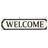 Metal 8x35 Welcome sign NO SHIPPING