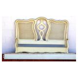 Vntg French full size bed w/ rails