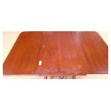 Vintage mahogany claw foot dining table