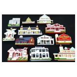 Lot of 12 Sheilas Collectibles house shelf sitters