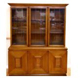 MCM American of Martinsville 2 pc china cabinet