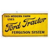 Vntg masonite 22x11 Ford Tractor adv sign