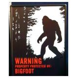 Metal Protected By Bigfoot sign