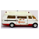 Vntg pressed steel Tonka ambulance see photos