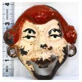 Vntg cast iron 4 eyed lady bottle opener