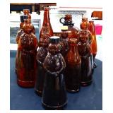 Lot of glass bottles, inc syrup bottles