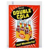 Metal 14x20 Double Cola sign