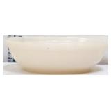 Vntg milk glass hen on nest bottom
