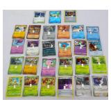 Lot of 27 1 grain silver bars on Pokemon cards