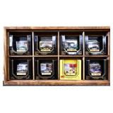 Lot of 8 NASCAR cars in showcase NO SHIPPING