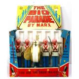 Vntg The Big Parade Marx toy w/ box see pics