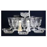 Estate lot of clear glassware items, inc Fostoria
