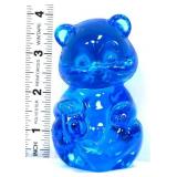 Fenton blue teddy bear figure