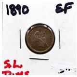 1890 seated liberty dime