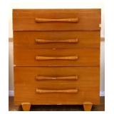 MCM blonde 3 drawer tall chest see photos