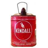 Vntg 5gal Kendall gas can see pics