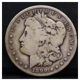 1899S Morgan silver dollar