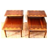 Pair MCM Lane Acclaim step end tables