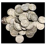 Lot of 45 buffalo nickels