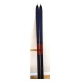 Pair vintage Lund wood skis