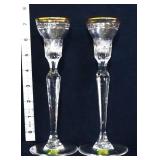 Pair Waterford Marquis candleholders