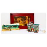 3 piece estate lot, inc red Coca Cola tray