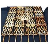 Lot of vntg cast iron decorator pieces