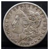 1899O Morgan silver dollar