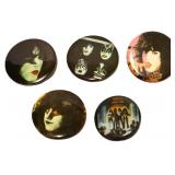 Lot of 5 KISS pinback buttons
