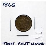 1865 3 cent nickel