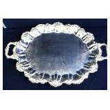 Silverplate 22.5x16 serving tray