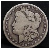 1897O Morgan silver dollar