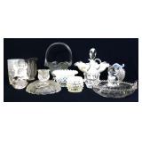 Mixed estate glass lot, inc hobnail items