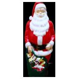 Vntg 47in Santa Claus blow mold see pics NO SHIP
