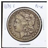 1895S Morgan silver dollar